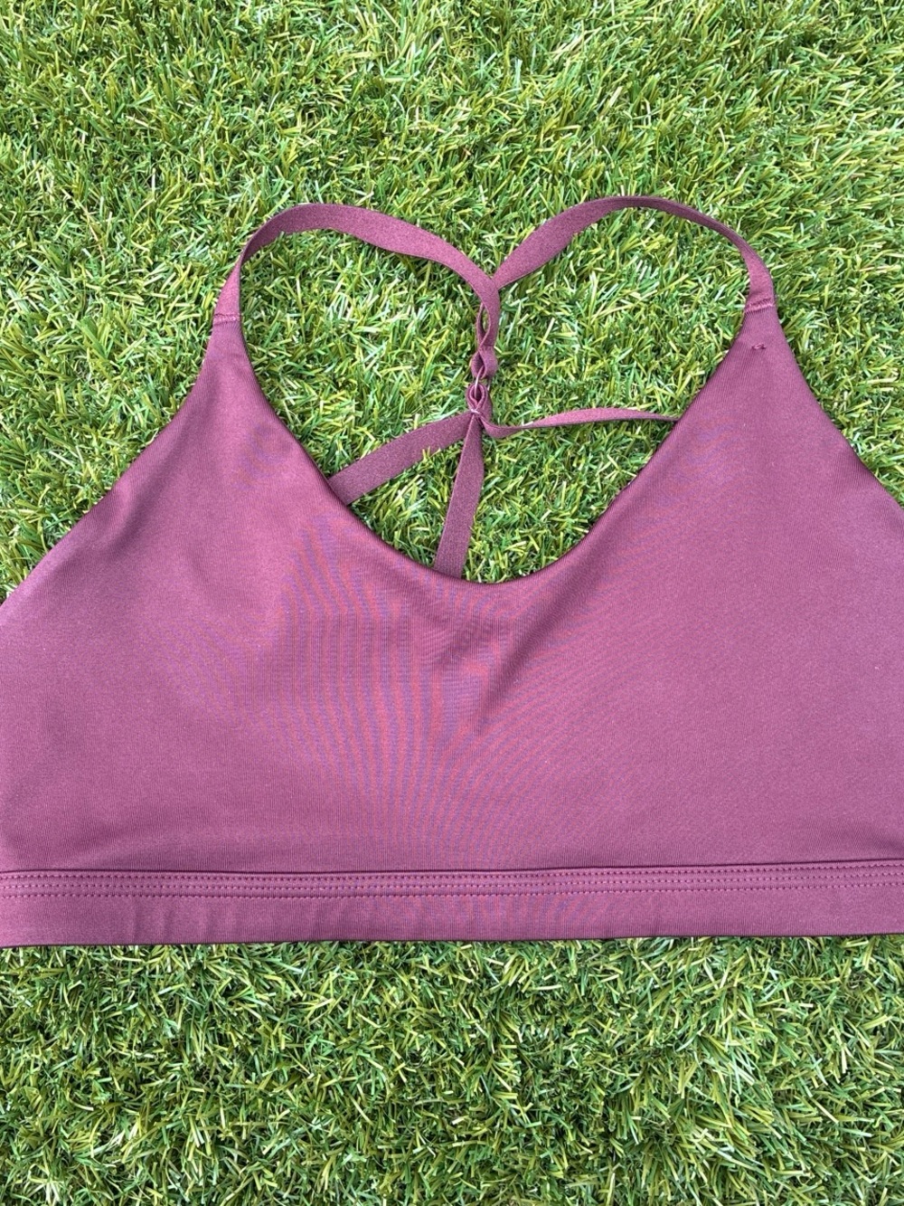 Nike Strappy Sports Bra - Plum